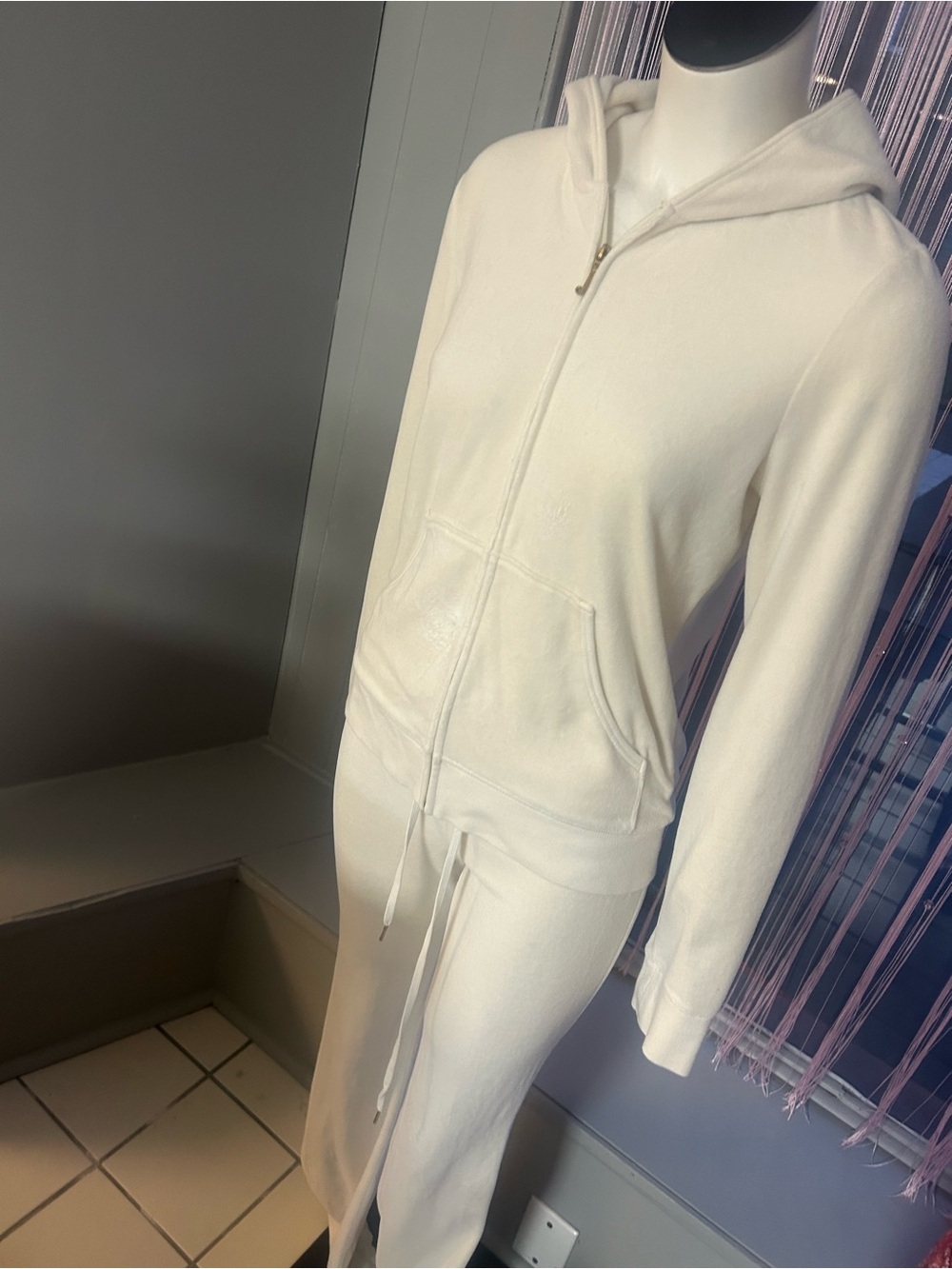 Juicy Couture Cream Two-Piece jacket and pants